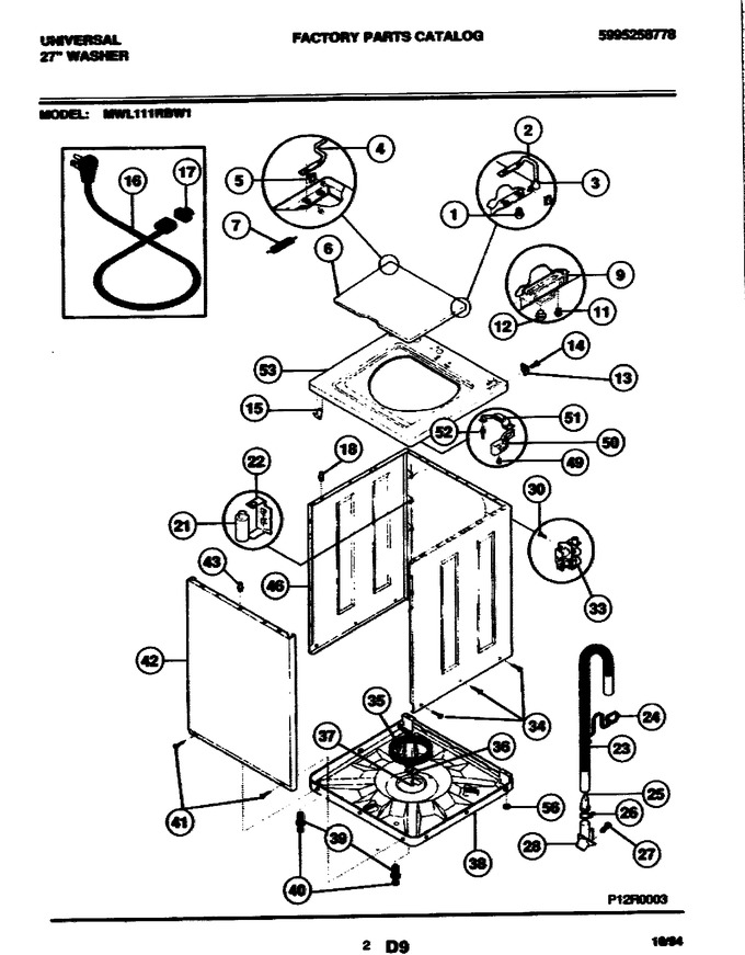 Diagram for MWL111RBW1