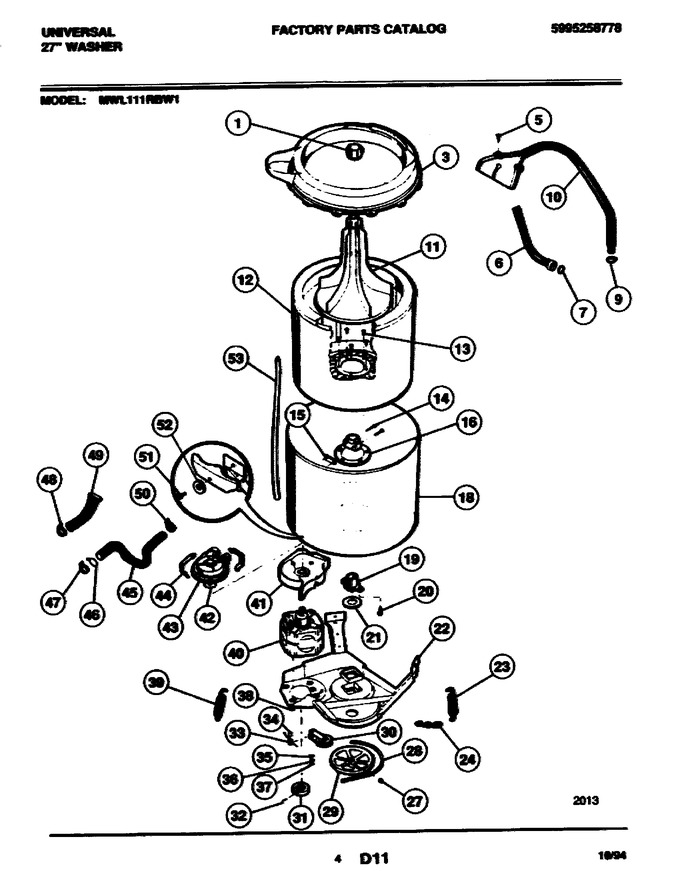Diagram for MWL111RBW1