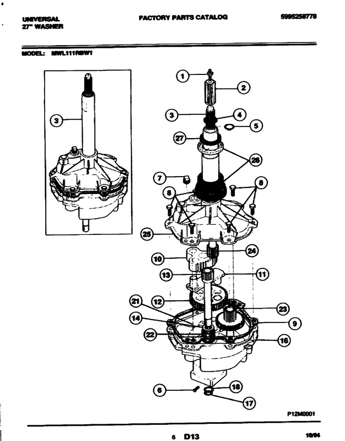 Diagram for MWL111RBW1
