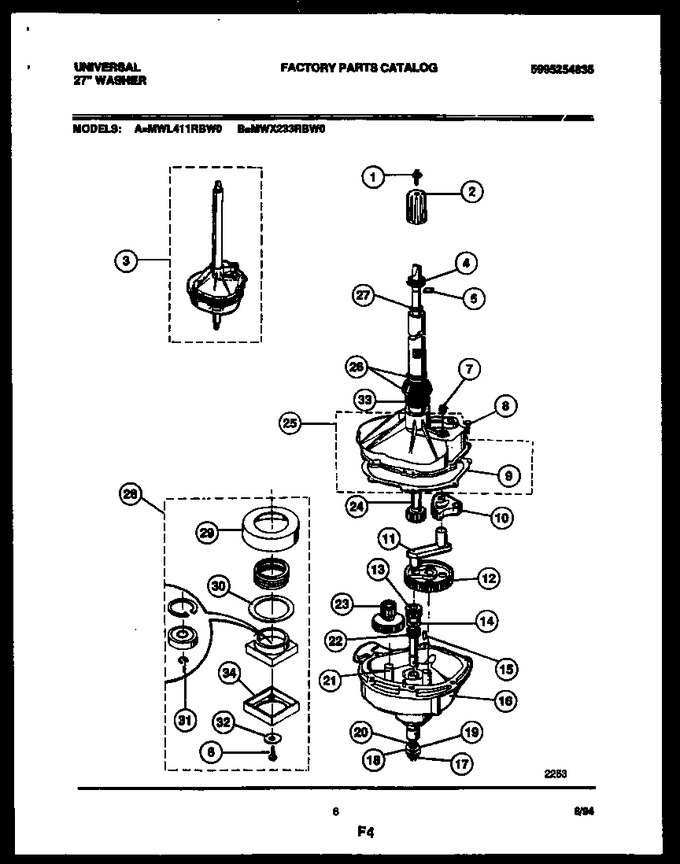 Diagram for MWL411RBW0