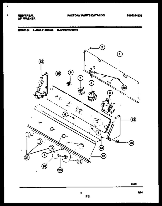 Diagram for MWL411RBW0