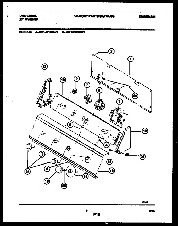 Diagram for MWL411RBWD0