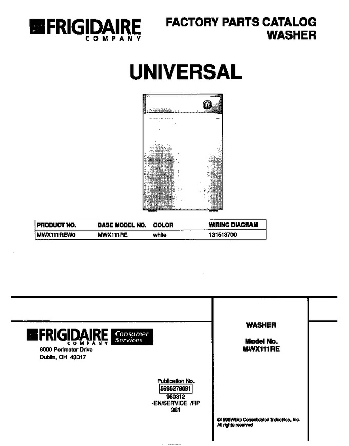 Diagram for MWX111REW0