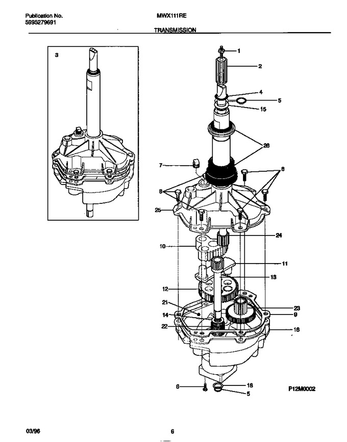 Diagram for MWX111REW0