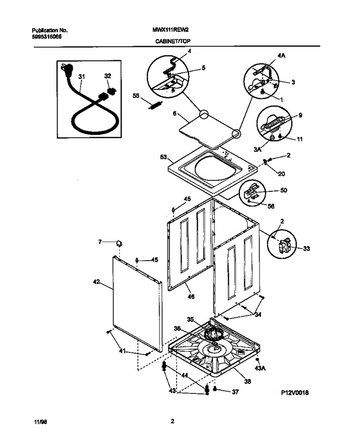 Diagram for MWX111REW2
