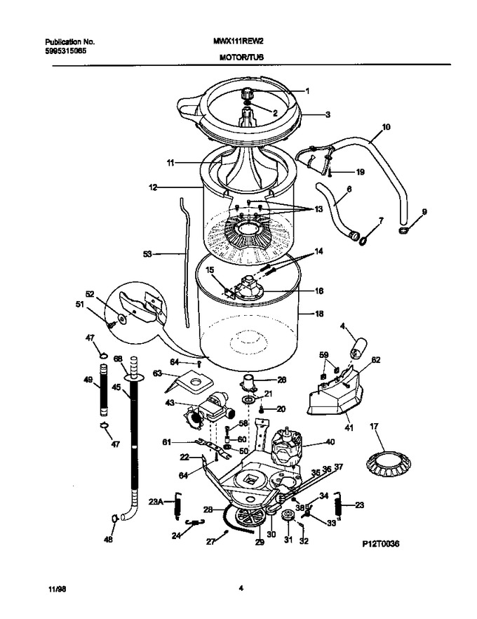 Diagram for MWX111REW2