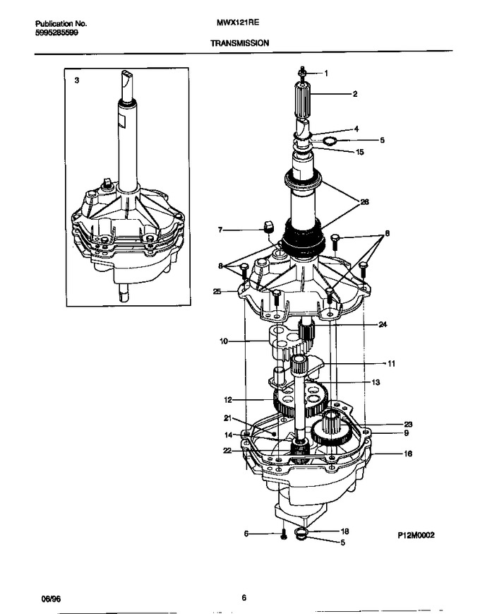 Diagram for MWX121REW0