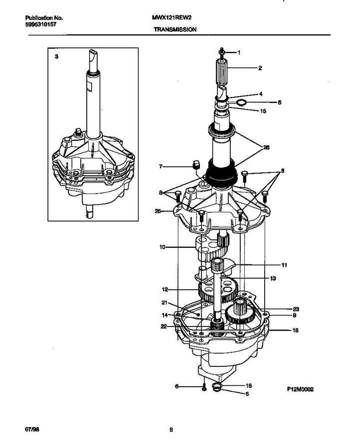 Diagram for MWX121REW2