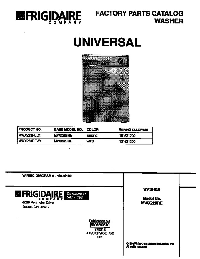 Diagram for MWX223RED1