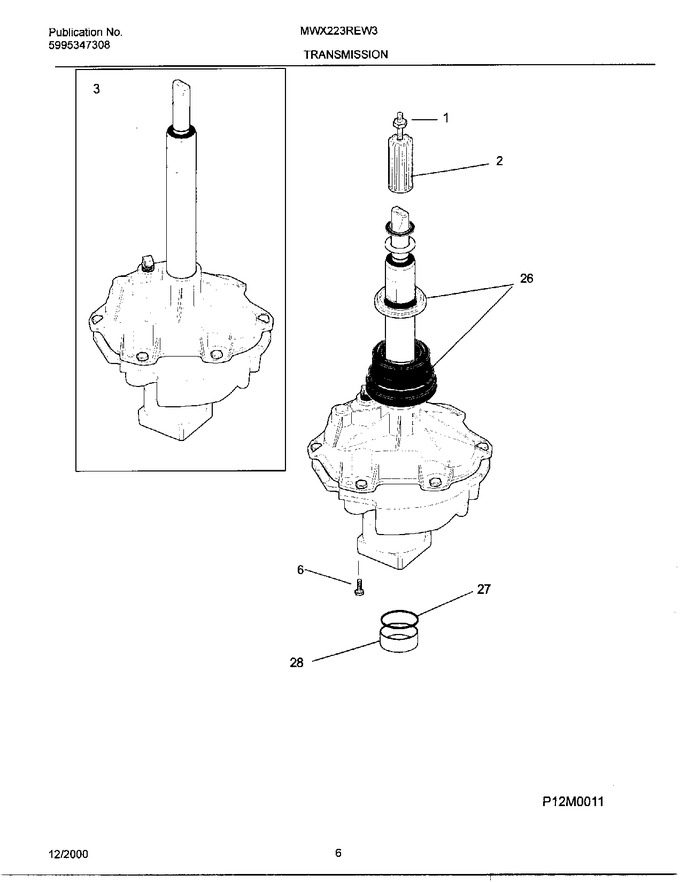 Diagram for MWX223REW3