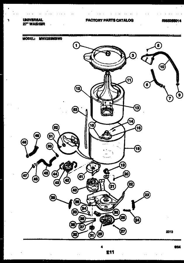 Diagram for MWX233MBWD0