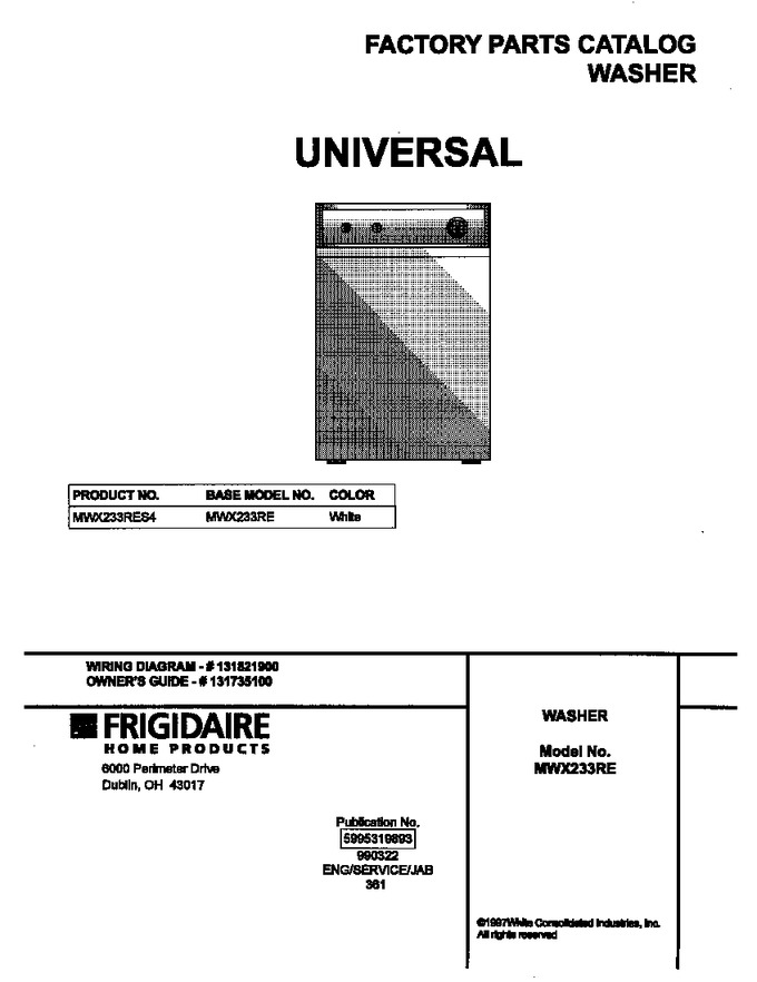 Diagram for MWX233RES4