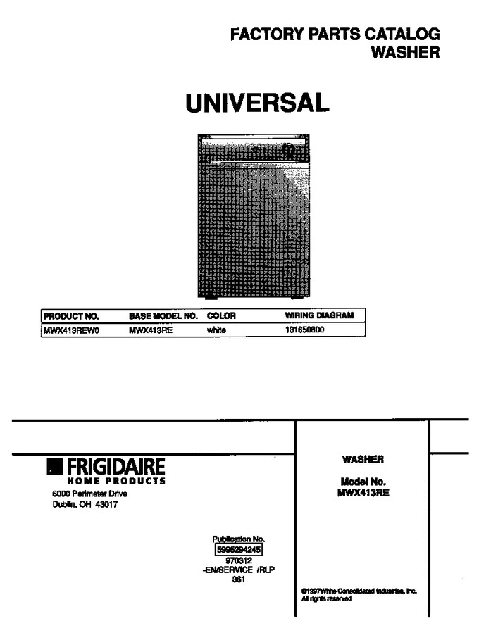 Diagram for MWX413REW0