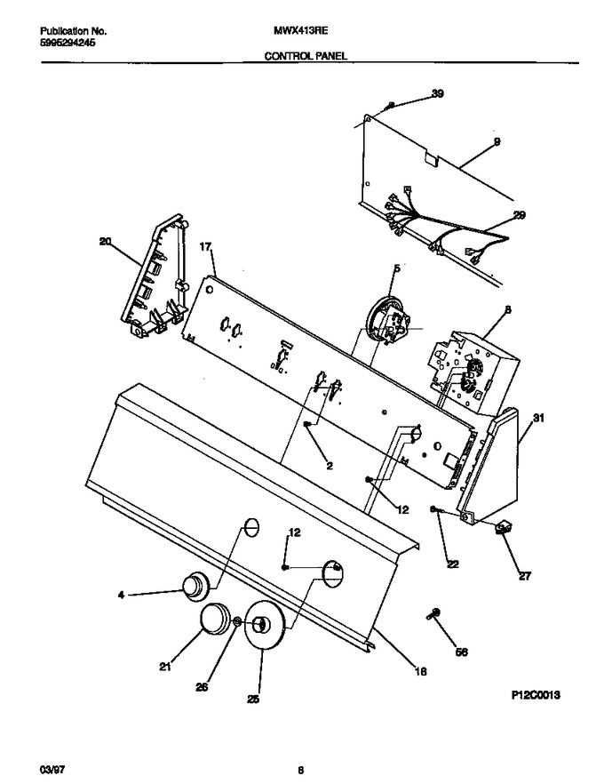 Diagram for MWX413REW0