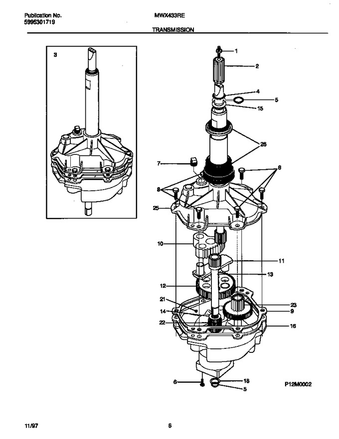 Diagram for MWX433REW2