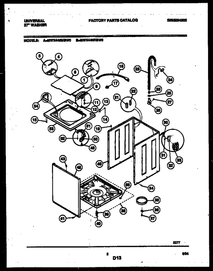 Diagram for MWX445MBWW0