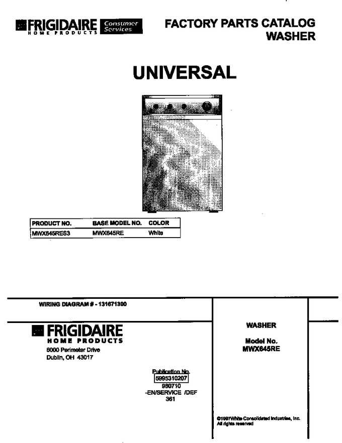 Diagram for MWX645RES3