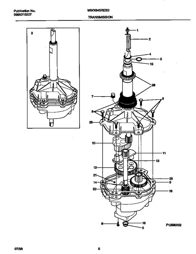 Diagram for MWX645RES3