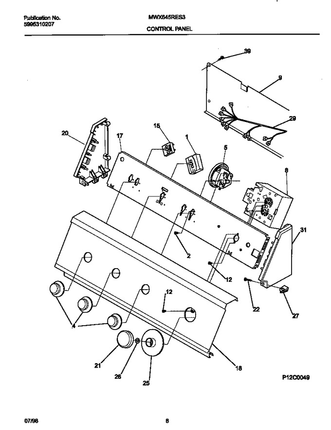 Diagram for MWX645RES3