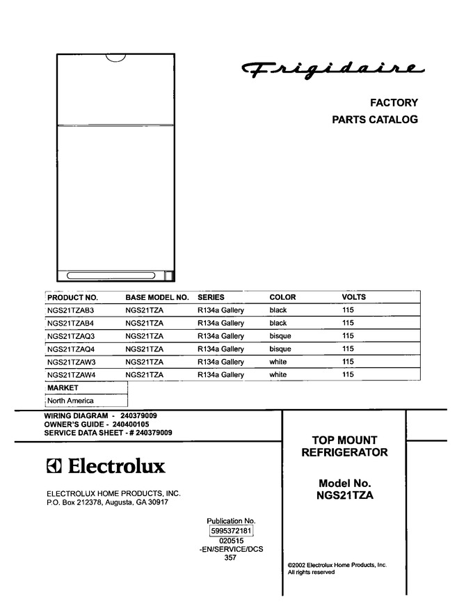 Diagram for NGS21TZAW4