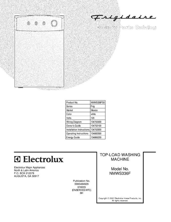 Diagram for NMWS336FS0