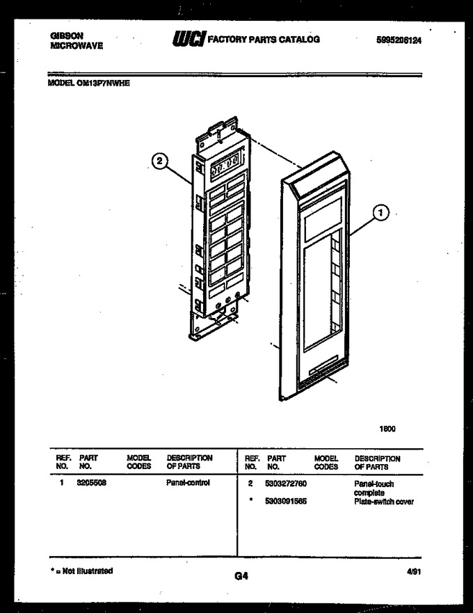 Diagram for OM13P7NWHE