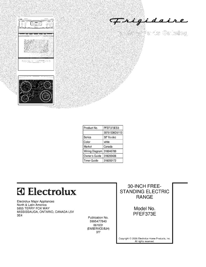 Diagram for PFEF373ES3
