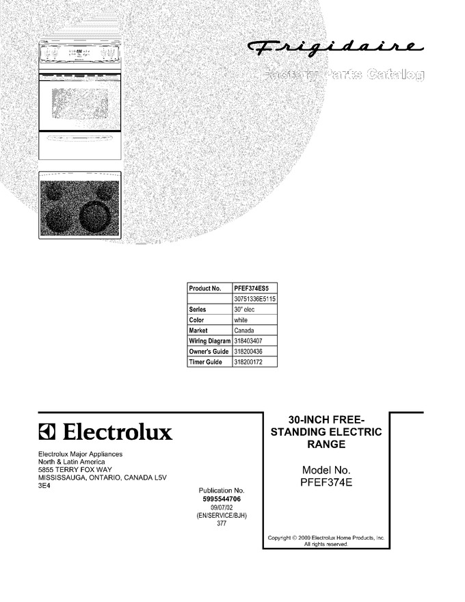 Diagram for PFEF374ES5