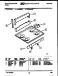 Diagram for 02 - Backguard And Cooktop Parts