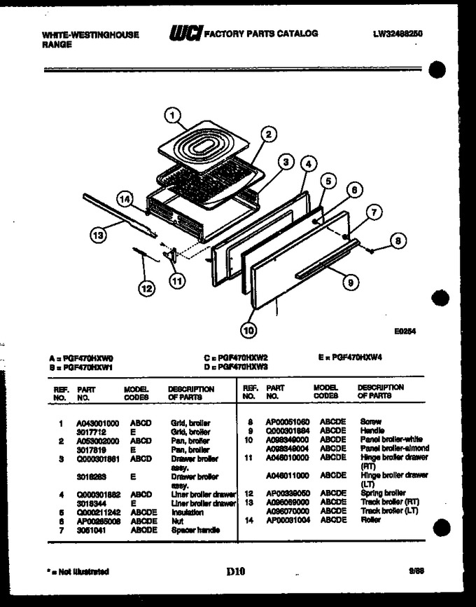 Diagram for PGF470HXW0