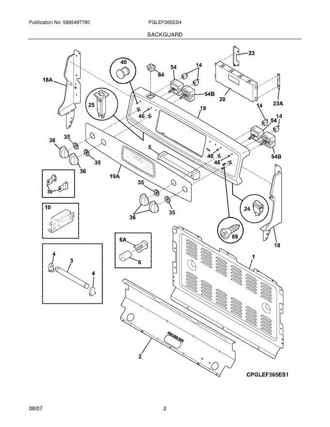 Diagram for PGLEF365ES4