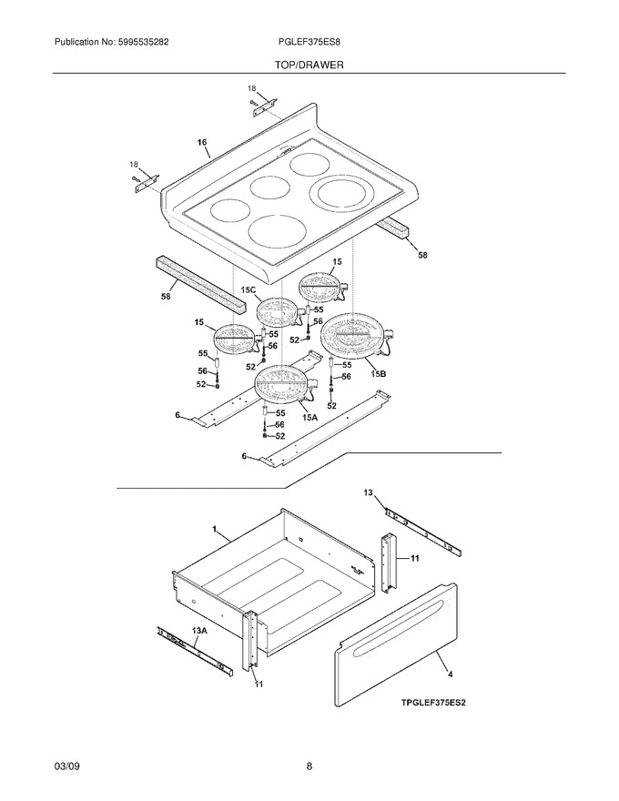 Diagram for PGLEF375ES8