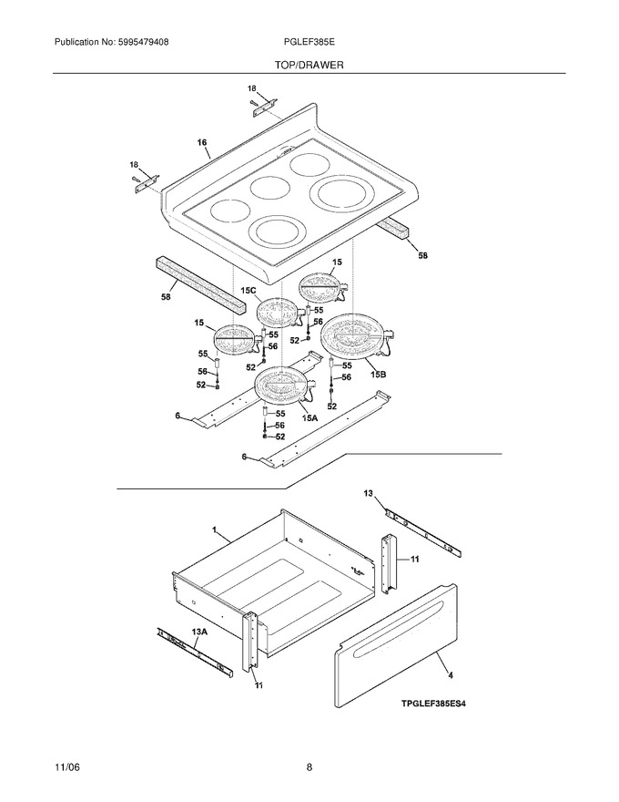 Diagram for PGLEF385EB4