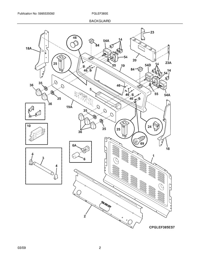 Diagram for PGLEF385ES7