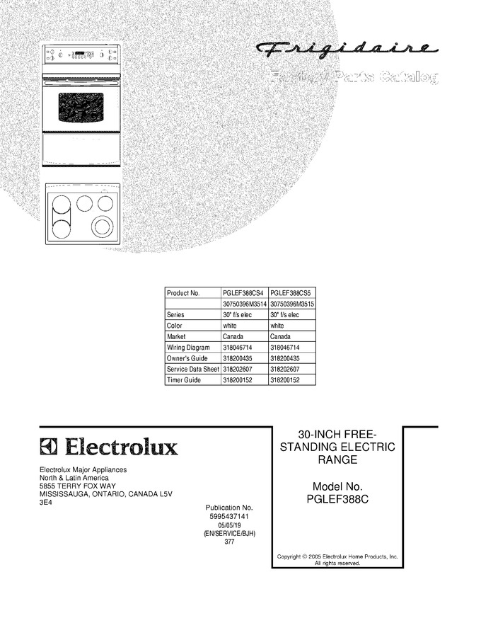 Diagram for PGLEF388CS5