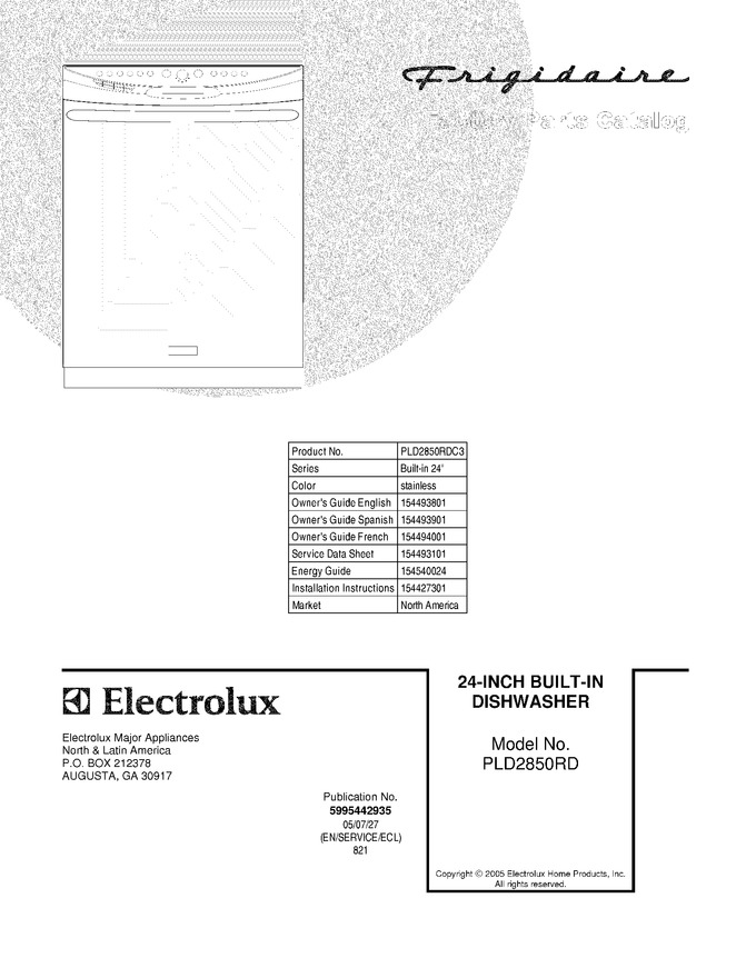 Diagram for PLD2850RDC3