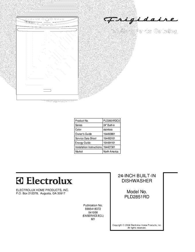 Diagram for PLD2851RDC0