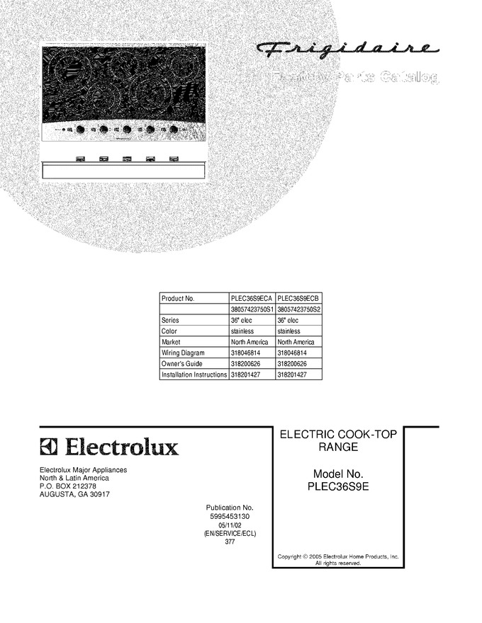 Diagram for PLEC36S9ECA
