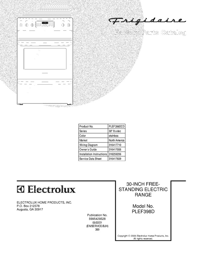 Diagram for PLEF398DCD