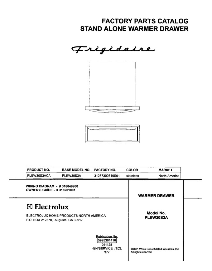 Diagram for PLEW30S3ACA
