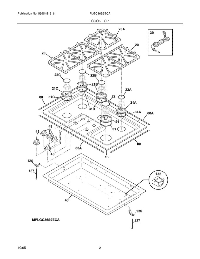 Diagram for PLGC36S9ECA