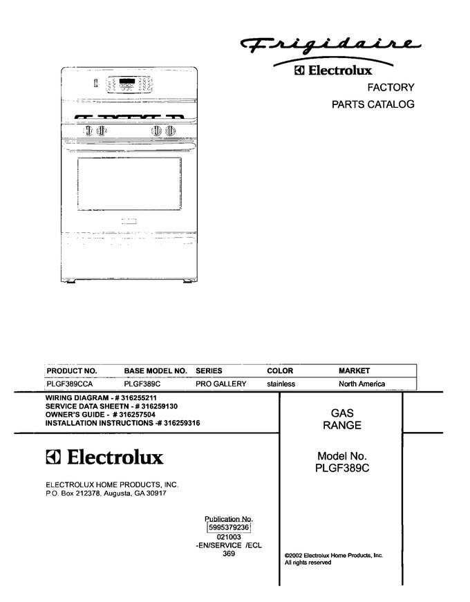 Diagram for PLGF389CCA