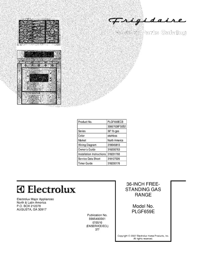 Diagram for PLGF659ECB