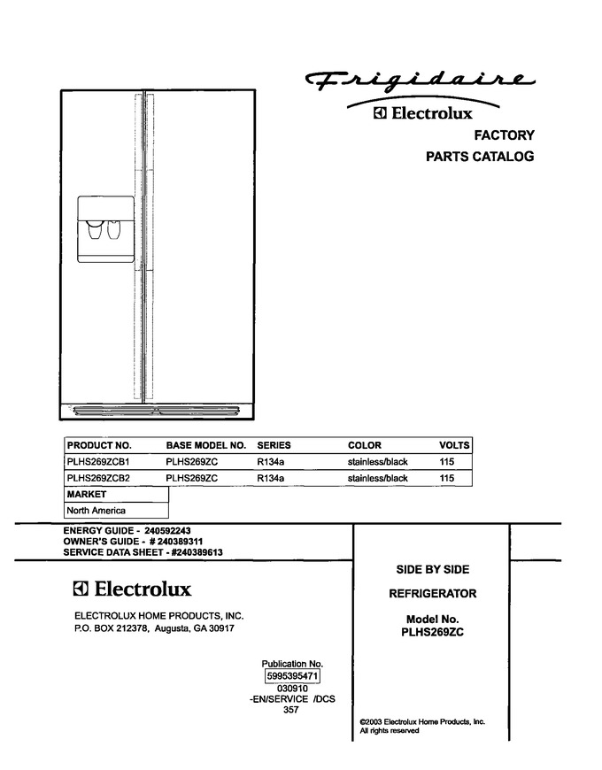 Diagram for PLHS269ZCB1