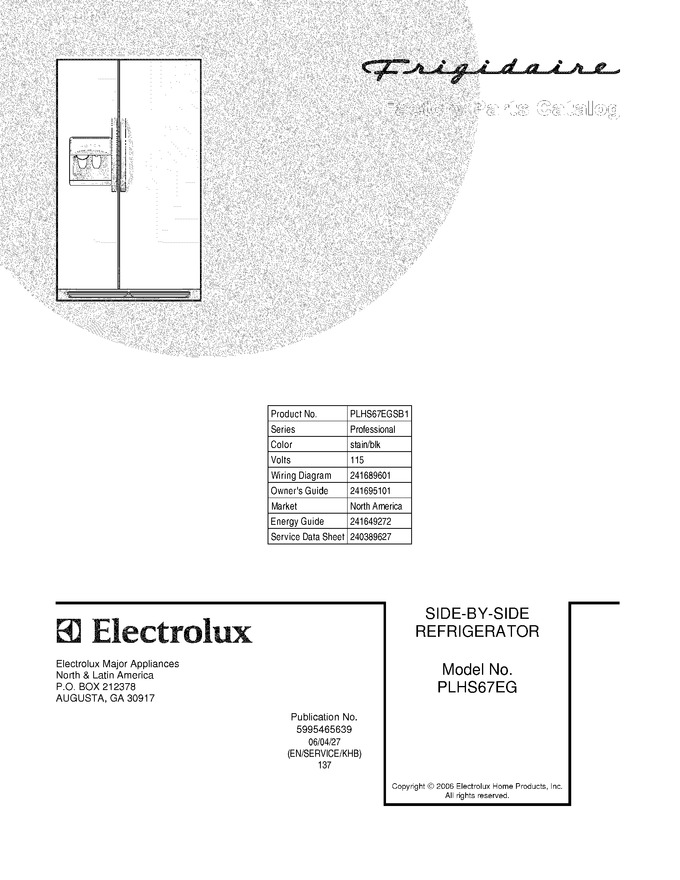 Diagram for PLHS67EGSB1