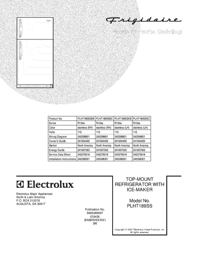 Diagram for PLHT189SSBB