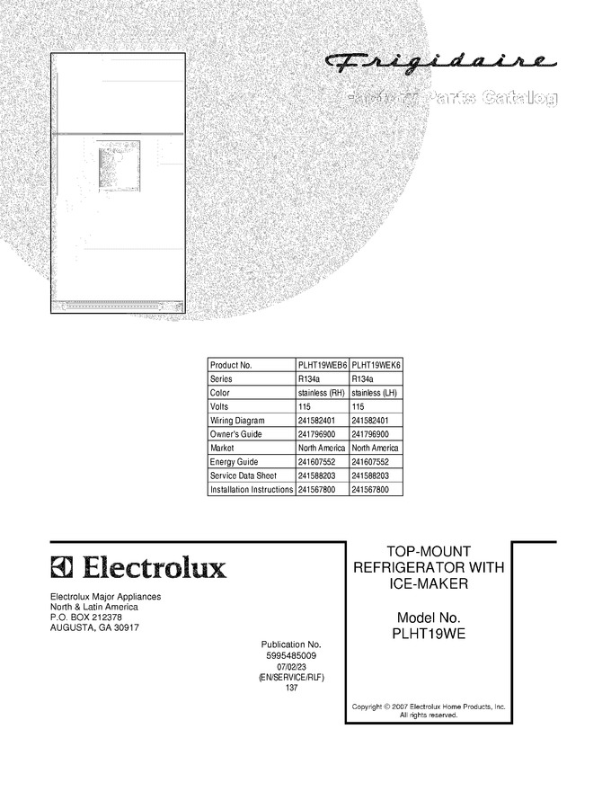 Diagram for PLHT19WEK6