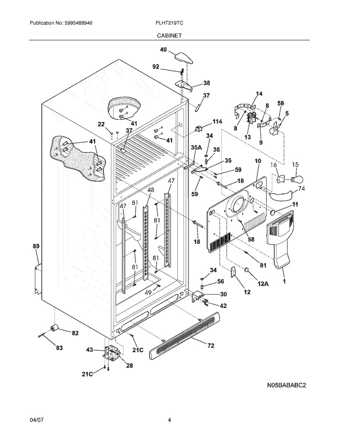 Diagram for PLHT219TCKF