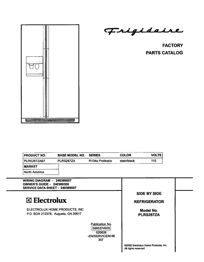 Diagram for PLRS267ZAB7