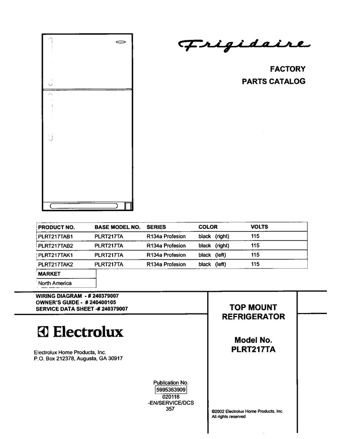 Diagram for PLRT217TAB1